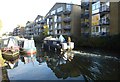 A boat on the Hertford Union Canal