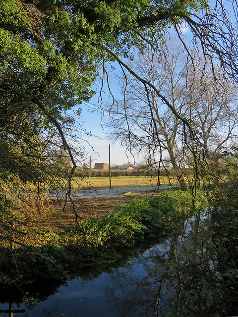 The Cam near Hauxton Mill