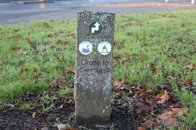 Trail Sign in New Cumnock