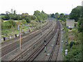 Railway lines south of Little Oxhey Lane