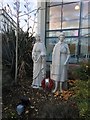 Nursing statues at Robert Jones and Agnes Hunt Hospital