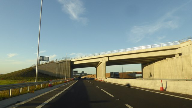 New bridge over A1