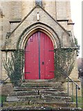 TQ5742 : St Peter's Church Door in Southborough, Kent by John P Reeves