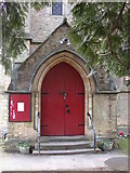 TQ5742 : St Peter's Church Door in Southborough, Kent by John P Reeves