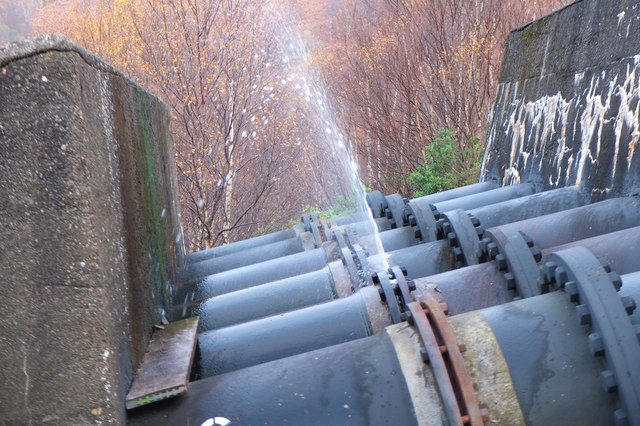 Leaky pipe, Kinlochleven hydro scheme