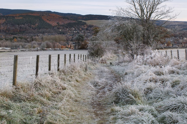 Path from South Parks, Peebles