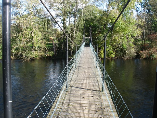 Footbridge across the River Eamont