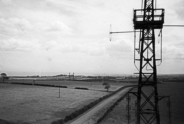 RAF Boulmer telecoms site in 1961 (1) © Mike Searle cc-by-sa/2.0 ...