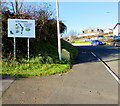 Clos Caebanc sign, Carmarthen