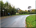 End of the 30 zone, School Lane, Whitminster