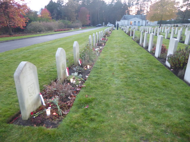 Polish graves at Brookwood Military Cemetery