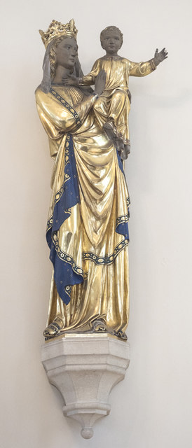 Derby Cathedral - Statue Madonna & Child