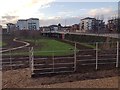 The Waterfront development, Warwick, seen from Rock Mill Lane, Leamington