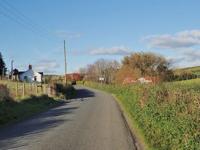 View North Along Carnreagh Road, © Eric Jones Cc-by-sa 2.0 