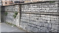 Boundary wall outside the Grand Atlantic Hotel