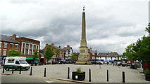 SE3171 : Ripon - Market Place & The Obelisk by Colin Park