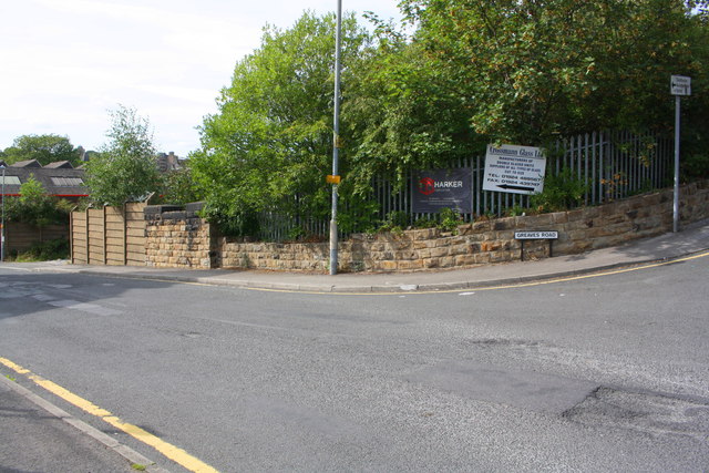 Greaves Road dismantled railway bridge... © Luke Shaw cc-by-sa/2.0 ...