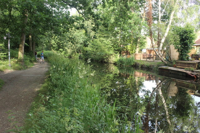 Basingstoke Canal at Brookwood