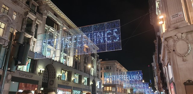 Oxford Street Christmas Illuminations, 2019