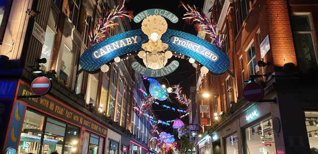Carnaby Street Christmas Lights 2019