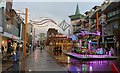 Fairground rides on Humberstone Gate, Leicester