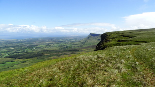 On Benbulbin above north facing cliffs © Colin Park cc-by-sa/2.0 ...