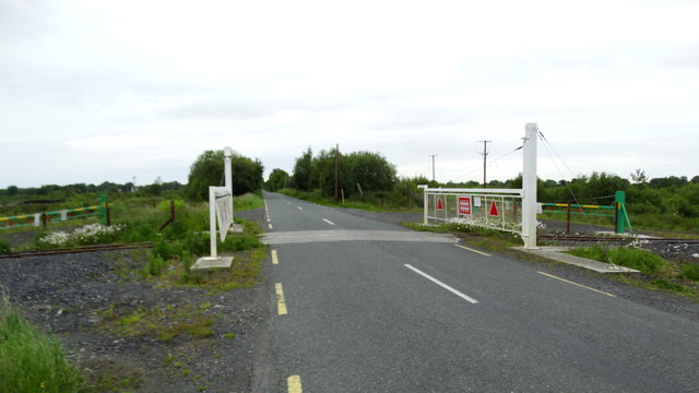 Level crossing on R396 at Camagh, Co Longford