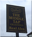 Sign for the Middle Tap, Maryport