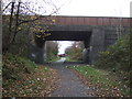 Westfield Drive bridge over National Cycle Route 72, Workington