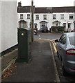 Dark green cabinet, Heol-y-nant, Cardiff