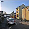 Rathmore Road: sunlit brick