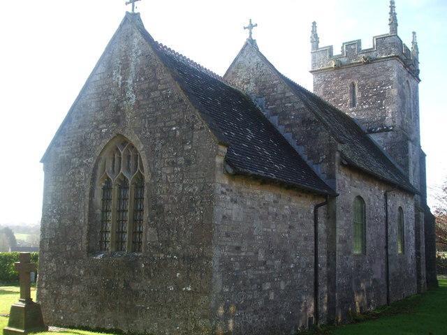 The east wall of All Saints church