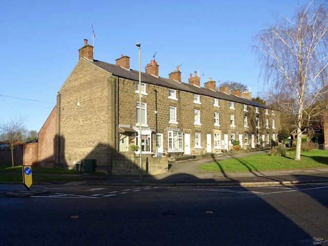 Terraced housing on The Butts