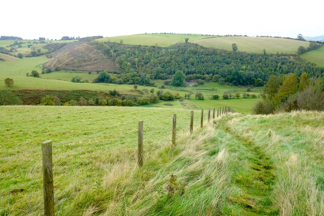 Offa's Dyke Path north of Churchtown
