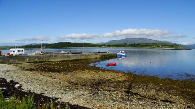 At Port Appin - Jetty & view towards... © Colin Park :: Geograph ...