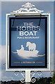 Sign for the Hobbs Boat