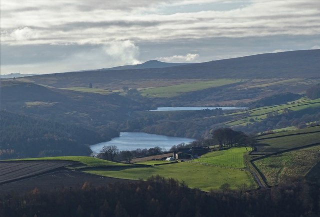 View from Rocher Edge to Win Hill