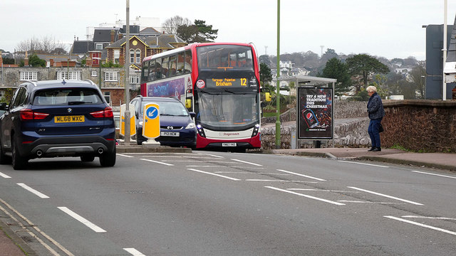Stagecoach No.12 bus in Torbay road