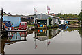 Canal boatyard in Stoke-on-Trent