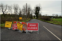 H4966 : Road closed notices, Ranelly by Kenneth  Allen