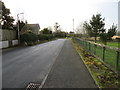 Minor road in Rathen heading towards the A90