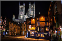 SK9771 : Lincoln Cathedral and Castle Square by Oliver Mills