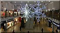 Christmas decorations in the Haymarket Shopping Centre