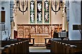 Busbridge Parish Church: The  nave and altar beyond