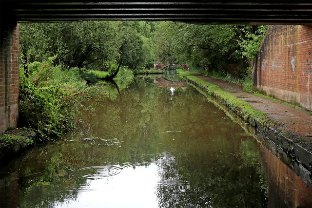 Trent and Mersey Canal south of Barlaston, Staffordshire
