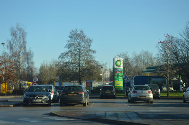Car park at Doncaster North Services