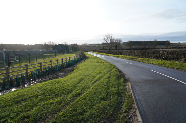 The road to Long Whatton