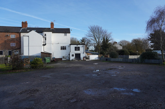The rear of the Old Crown Inn