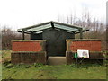 Entrance to a covered reservoir