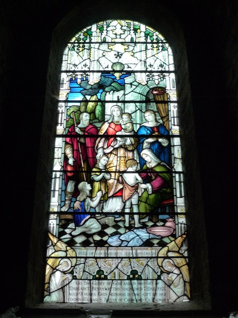 Window inside St. Nicholas Church (Brockton Chapel | Montgomery)